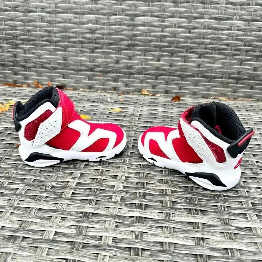 Nike Air Jordan 6 Retro Little Flex‎ Carmine Baby Shoes Size 4
